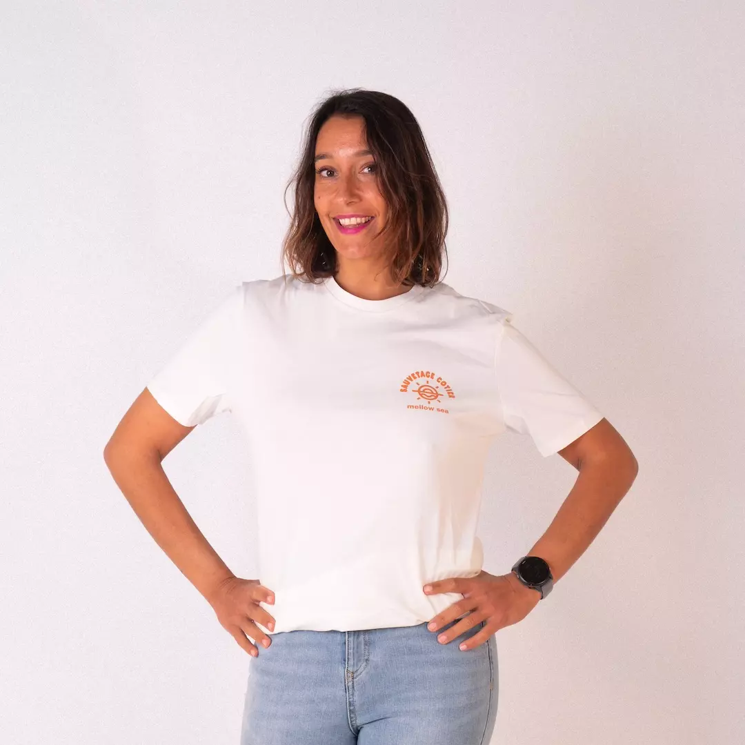 T-shirt unisexe Mellow Sea Mirador Ivoire