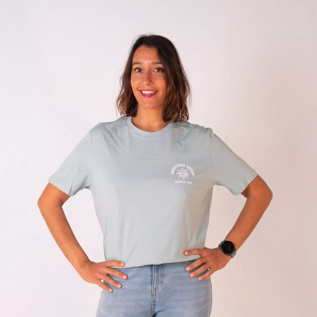 T-shirt unisexe Mellow Sea Mirador Vert Jade